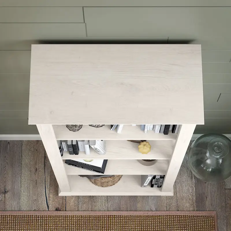 Homestead 4 Shelf Farmhouse Bookcase by Bush Furniture