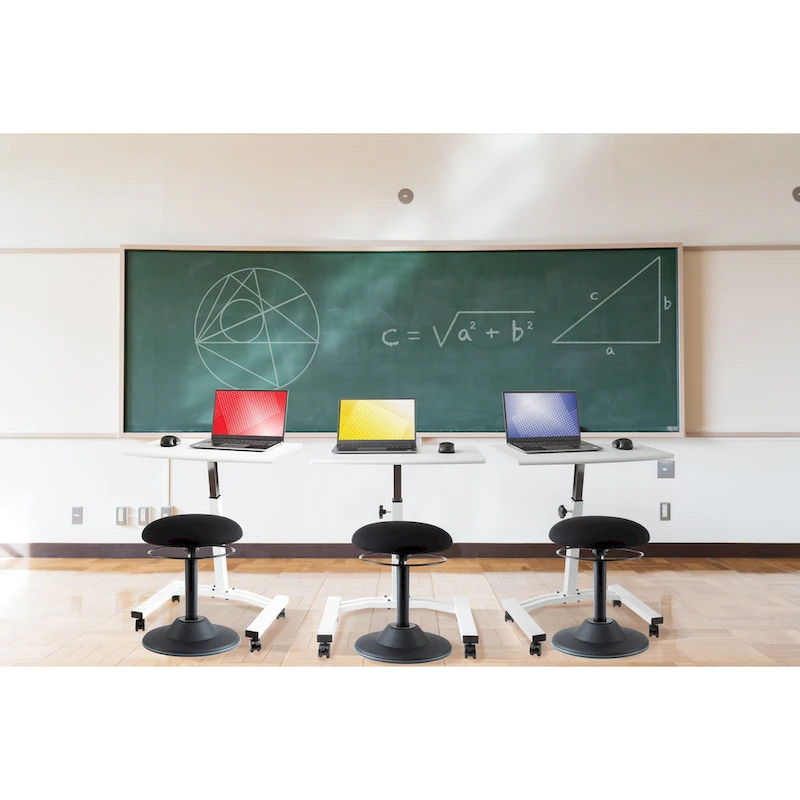 airLIFT Mobile Height Adjustable Solid-Top Laptop Desk Cart