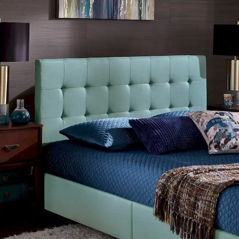 Myla Linen Tufted Queen Platform Bed by iNSPIRE Q Classic