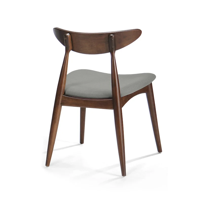 Barron Mid-Century Modern Dining Chairs (Set of 2) by Christopher Knight Home - 22.50   W x 19.75   L x 28.75   H