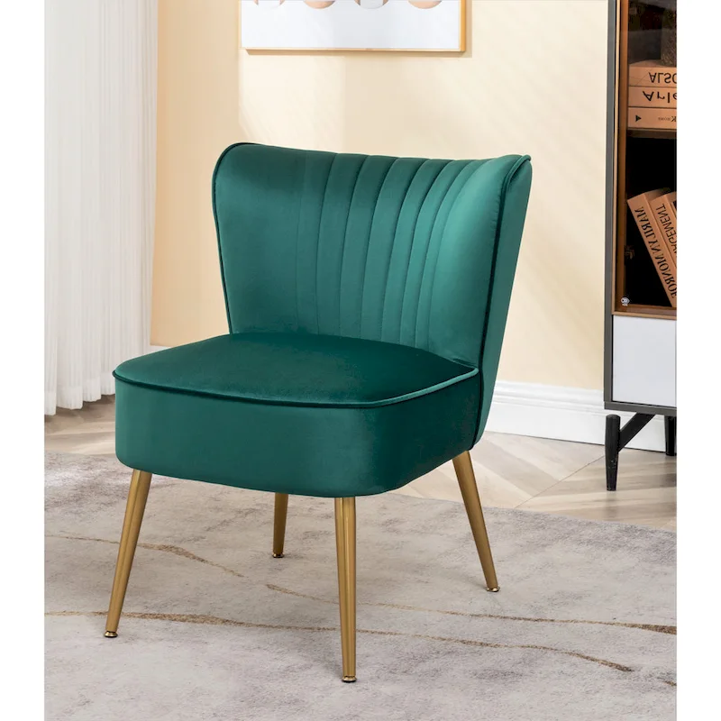 Sauter 23.2  Wide Mid-Century Modern Microfiber Accent Chair