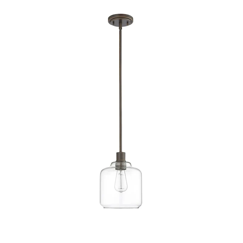 Millennium Lighting Asheville 1 Light Mini-Pendant Fixture with Clear Glass Shades