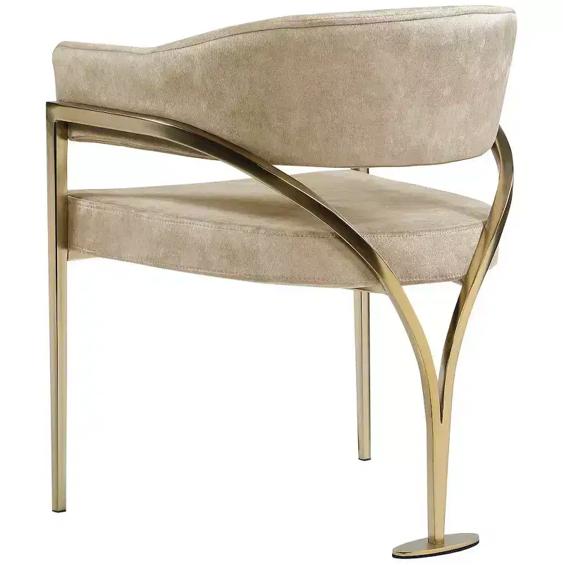 Meridian Furniture,Madelyn Velvet Dining Chair, Set of 2