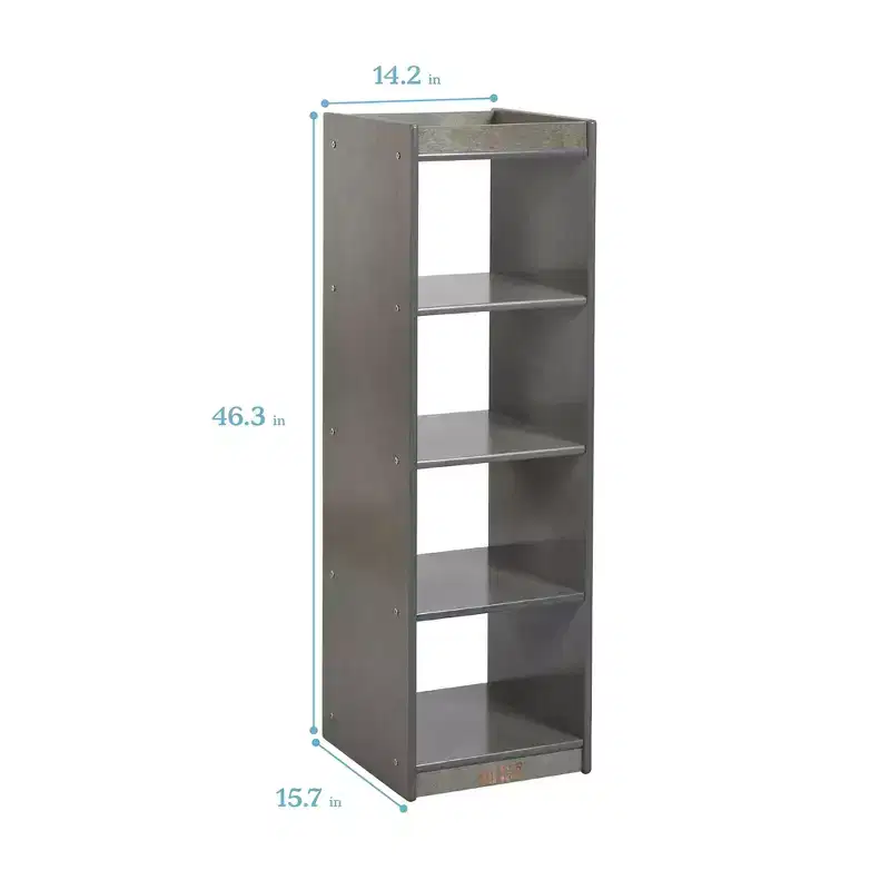 ECR4Kids 4-Cube Double-Sided Vertical Storage Organizer, Classroom Furniture
