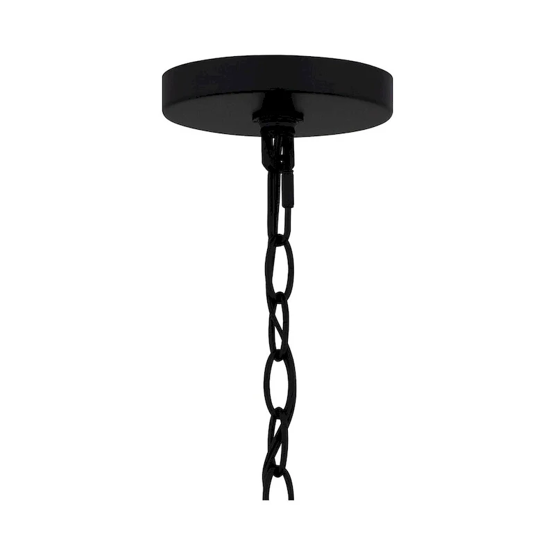 Strader 1-Light Matte Black Mini Pendant Light