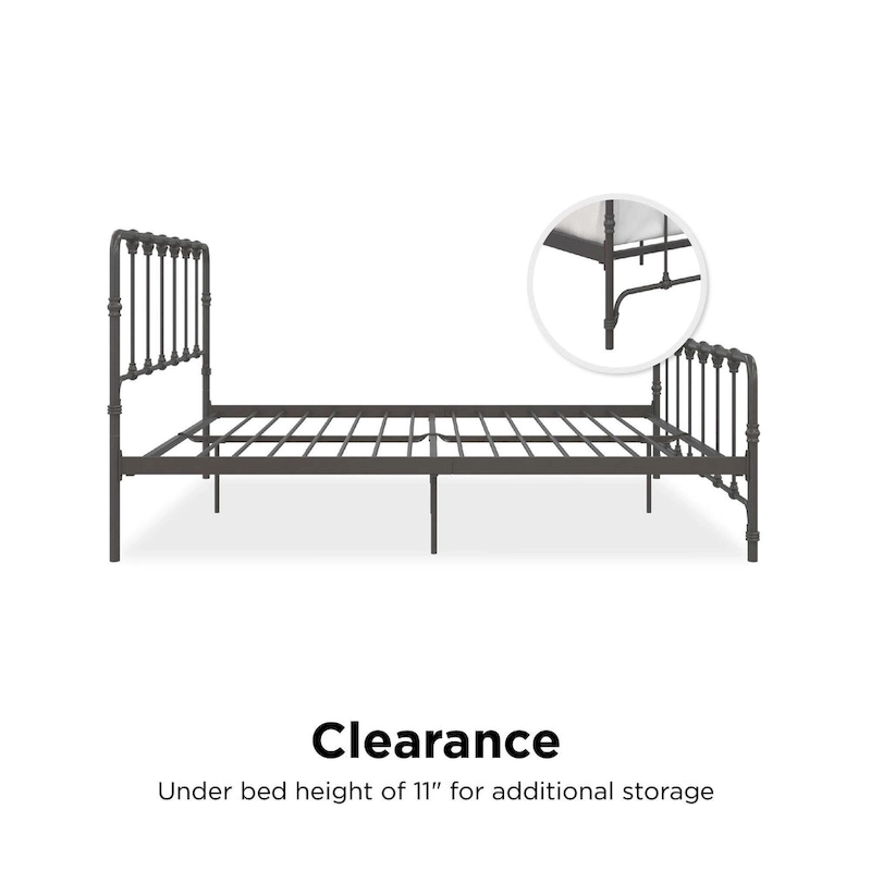 Avenue Greene Sandy Farmhouse Metal Bed