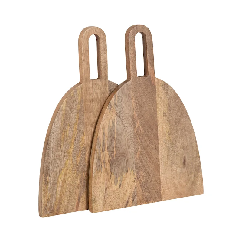 Kate and Laurel Staven 2 Piece Wood Serving Board Set