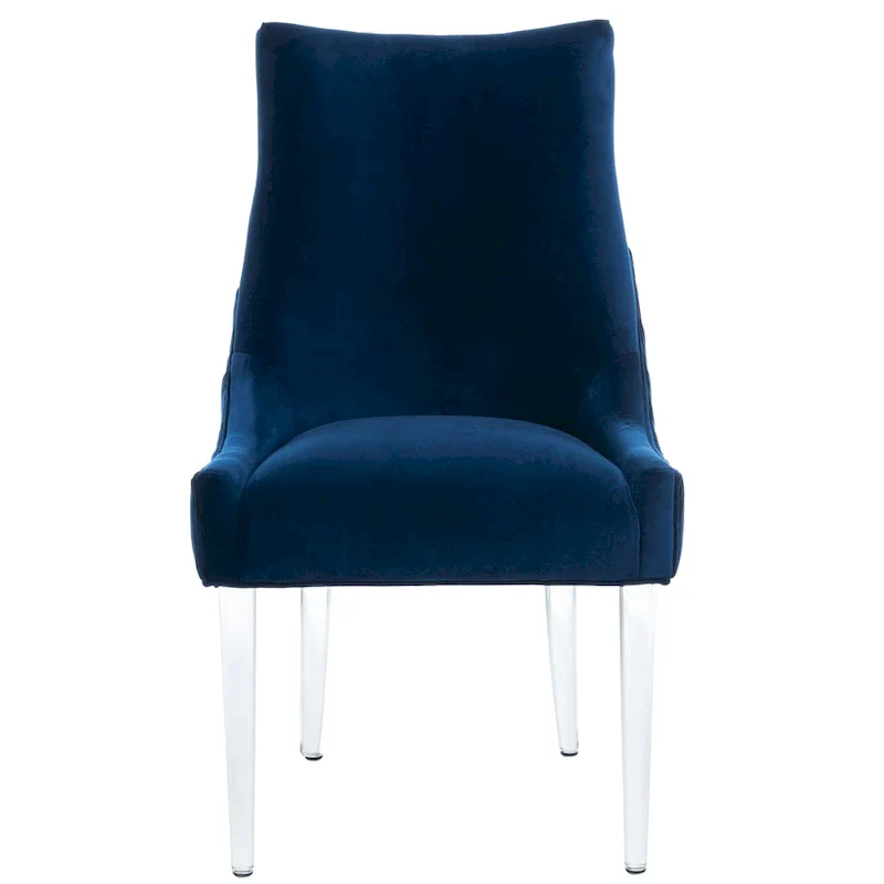 Acrylic Leg Dining Chair - 22W x 28D x 38H Modern Glamour Style