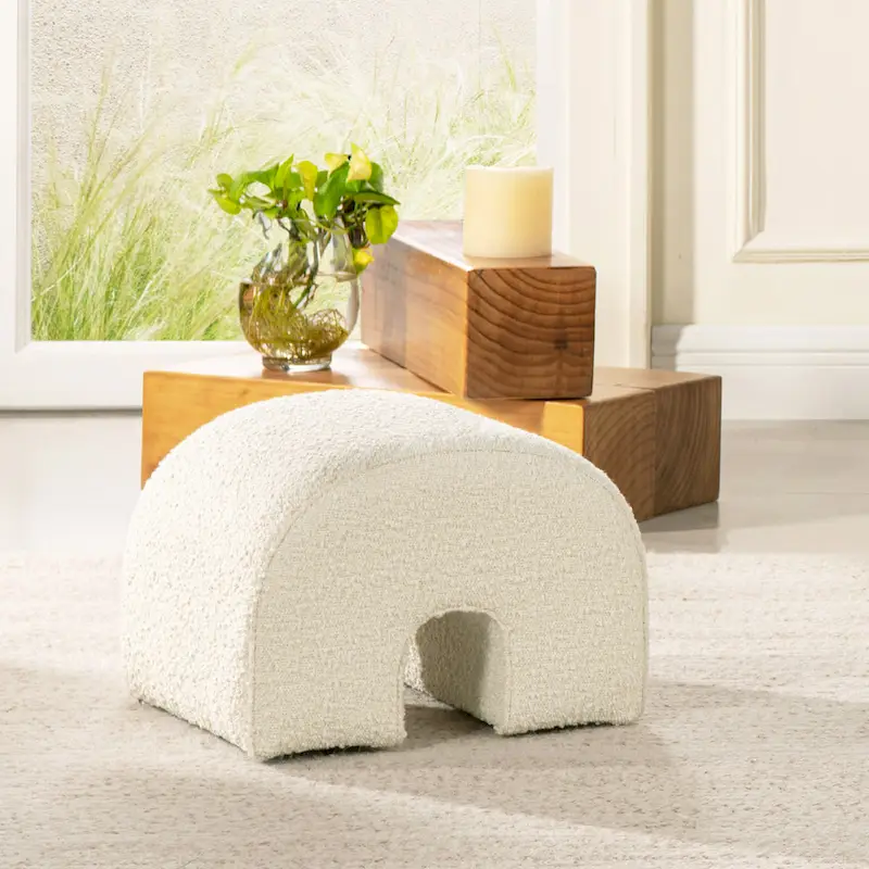 Arched Footstool Ottoman