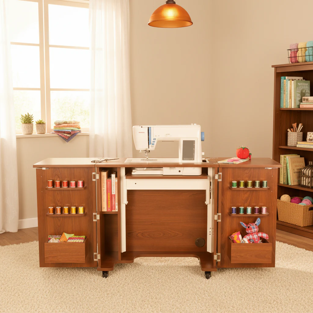 Bandicoot Sewing Cabinet Teak