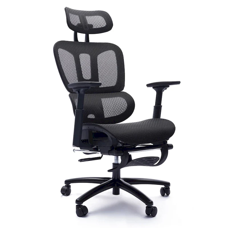 Sealy Huxley Ergonomic High-Back Mesh Office Chair with Adjustable Headrest and Armrests