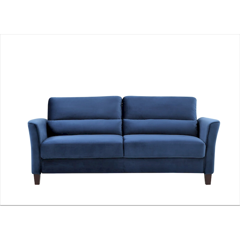 77.95 Mid Century Modern Upholstered Sloped Arms Living Room Sofa