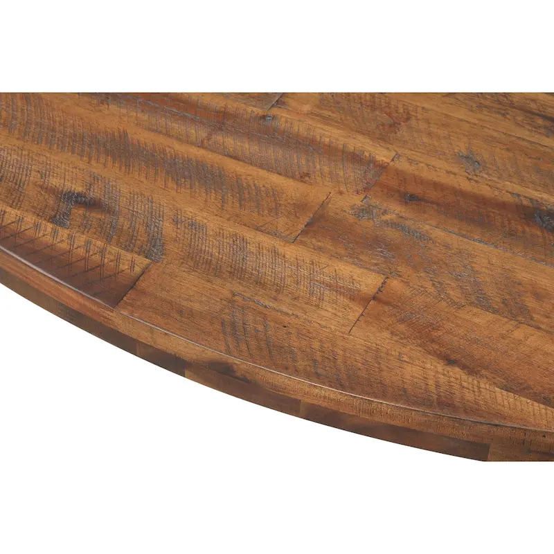 Raffles 44 Wood Oval Cocktail Table