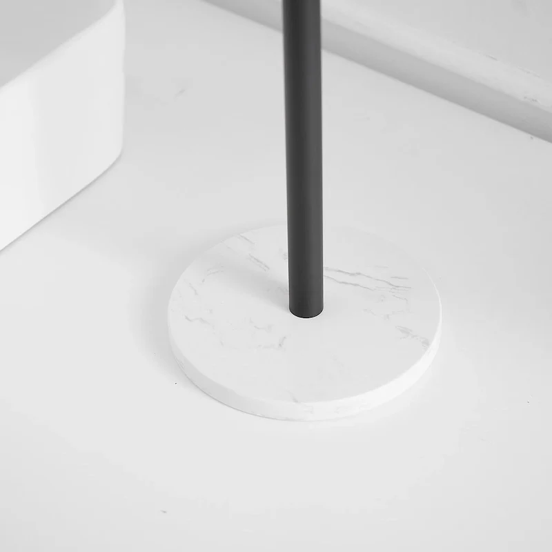 T-Shape Towel Rack With Natural Marble Base