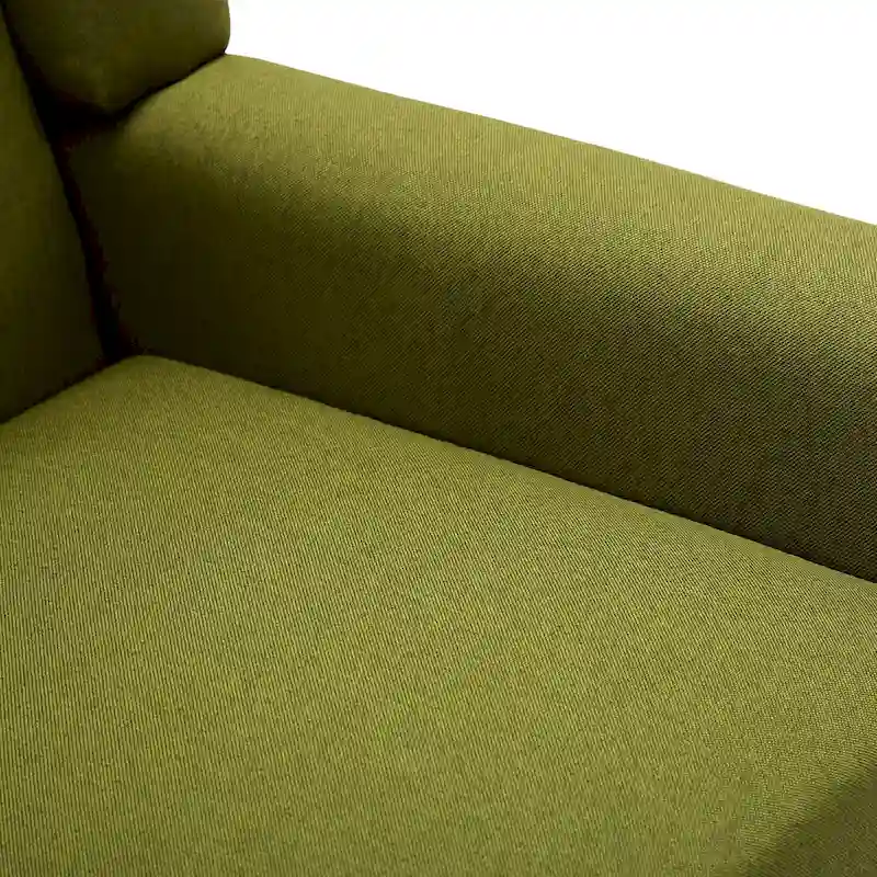 Wingback Accent Chair Set of 2 - Polyester Upholstered