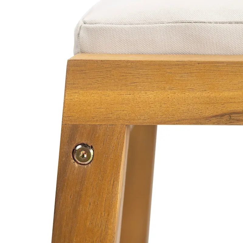 Christopher Knight Home Acacia Wood Dining Bench (Set of 2)