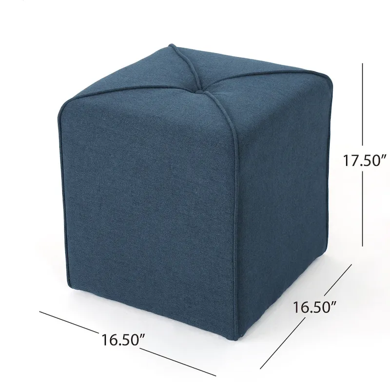 Kenyon Fabric Square Ottoman by