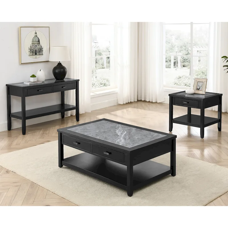 Steve Silver Gladstone Coffee Table with Casters