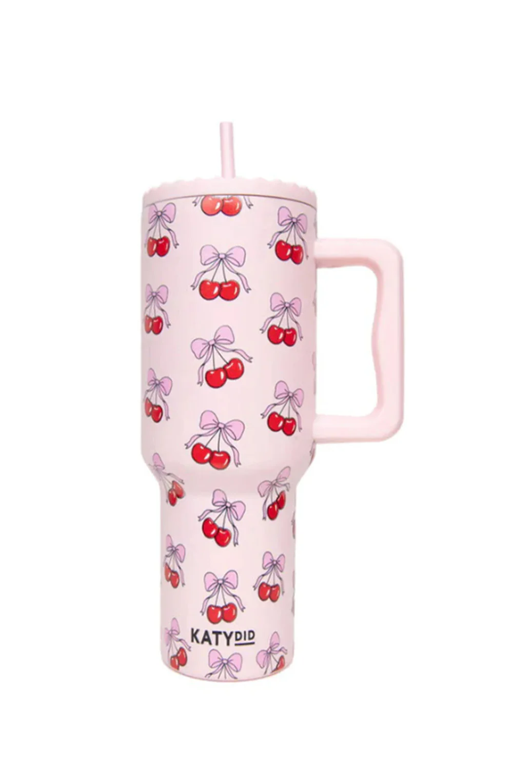 Cherry Bow 38oz Tumbler in Pink | KDC-TUMB-66-LPK