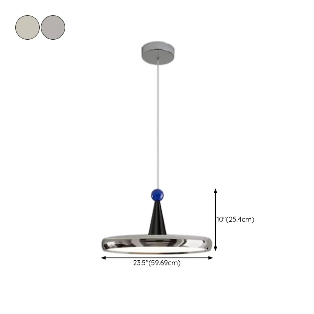 Modern Geometric Cream Acrylic Pendant Light with Multi Dimming