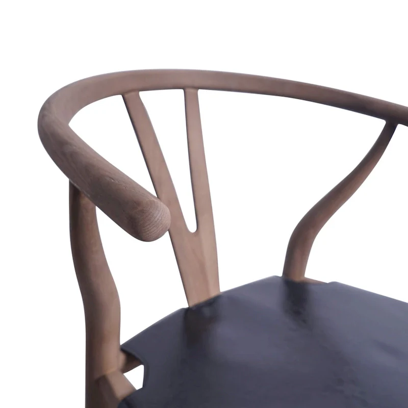 Ash Wood Dining Chairs Set of 6 - Mid-Century Modern Style