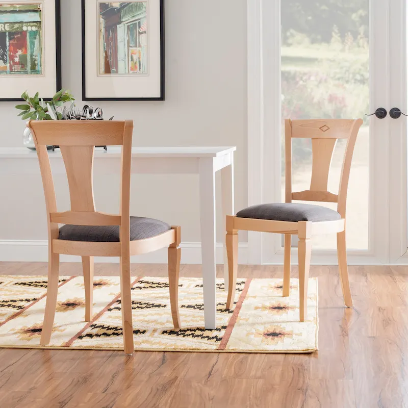 Keery Solid Wood Side Dining Chair (Set of 2)