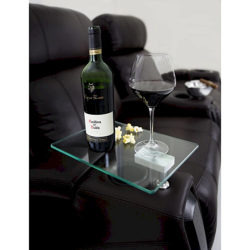 Octane Glass Swivel Table