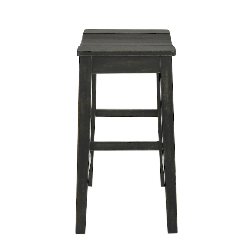 Farmhouse Wood 5-Piece Counter Height Dining Table and Stool Set