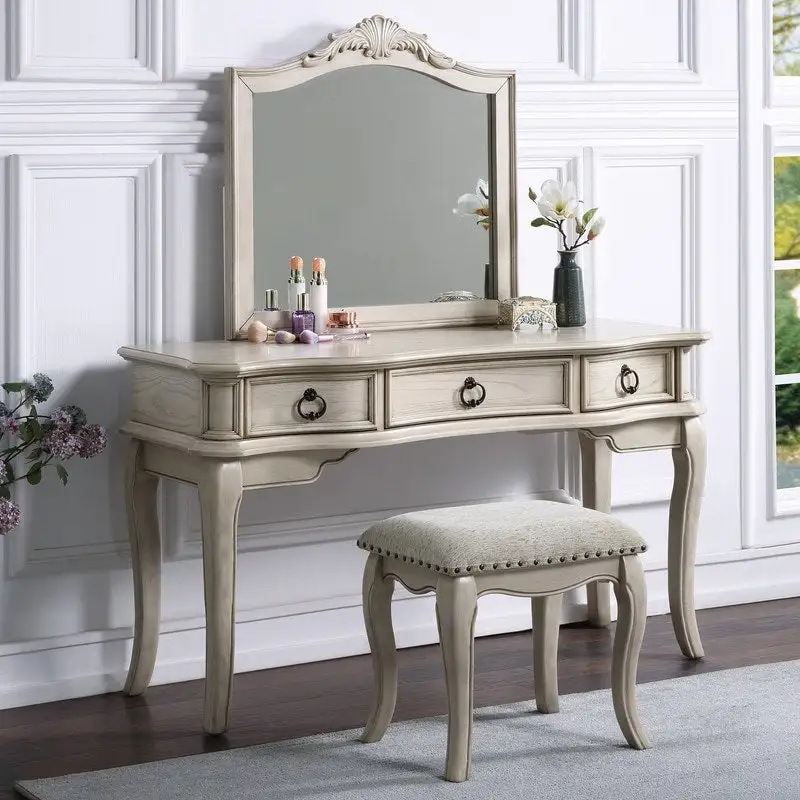 Poundex Vanity 2pc Set