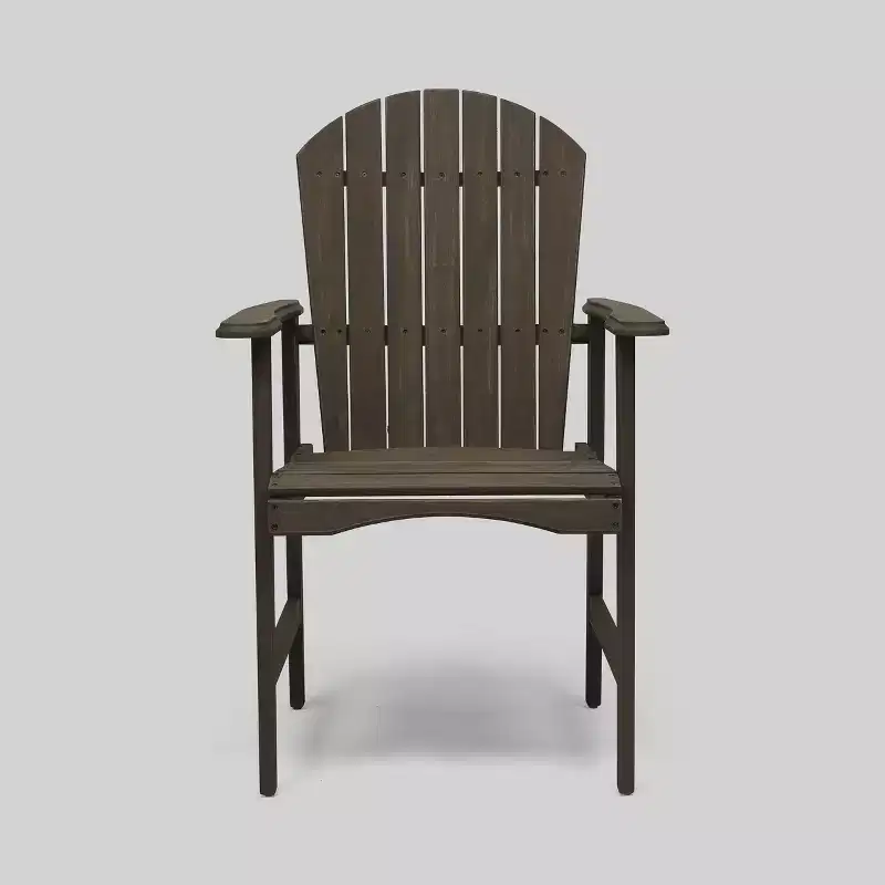 3pc Oso Acacia Wood Half-Round Patio Bistro Set Gray - Christopher Knight Home