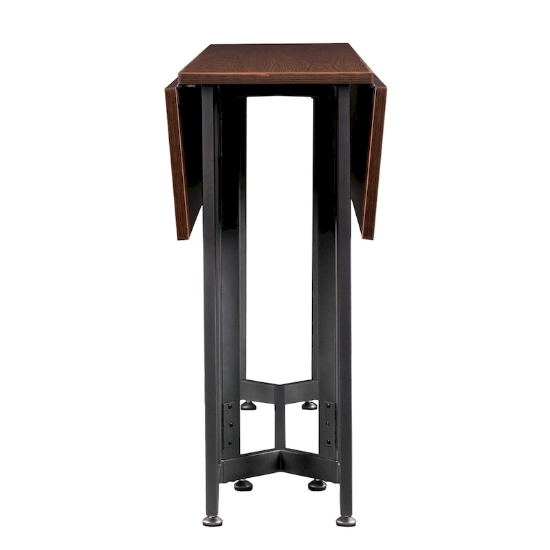 SEI Furniture Driness Drop Leaf Console to Dining Table - Black