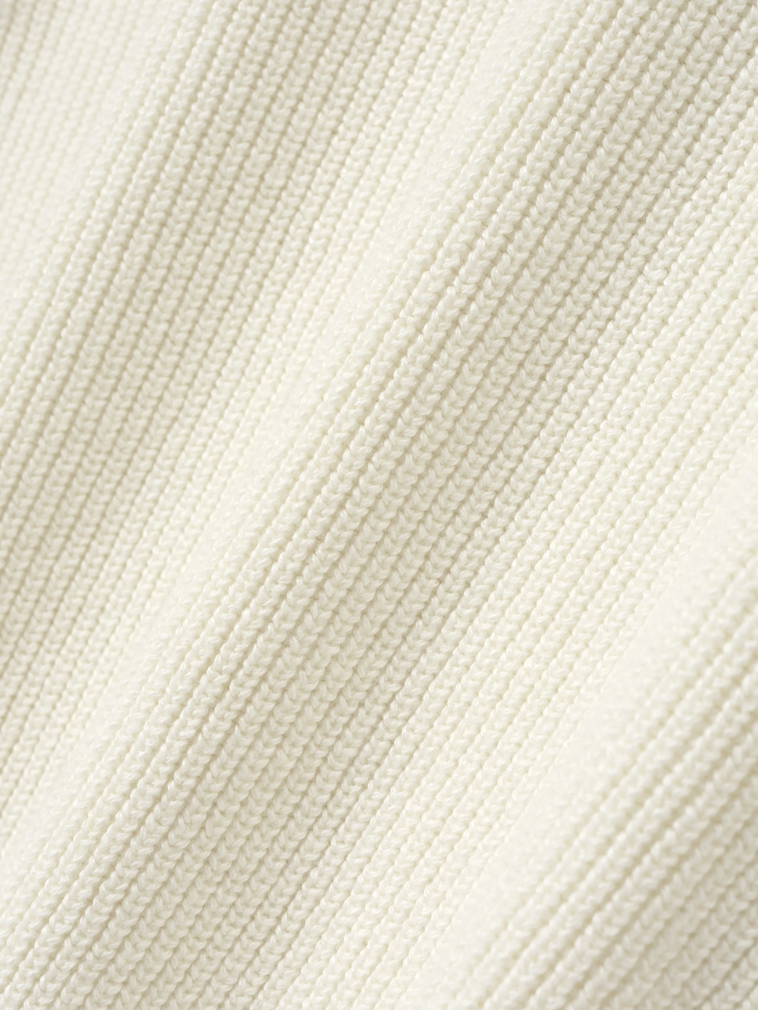 Double Knit Linen Wool Cotton Crewneck Sweater