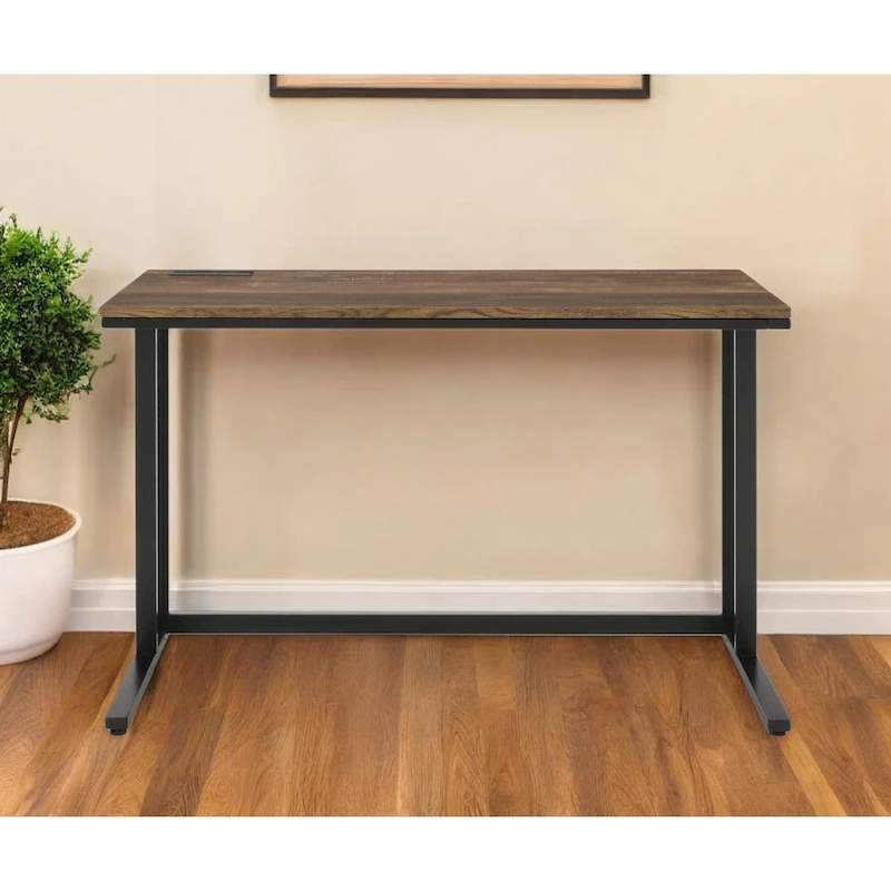 47 Brown and Black Writing Desk