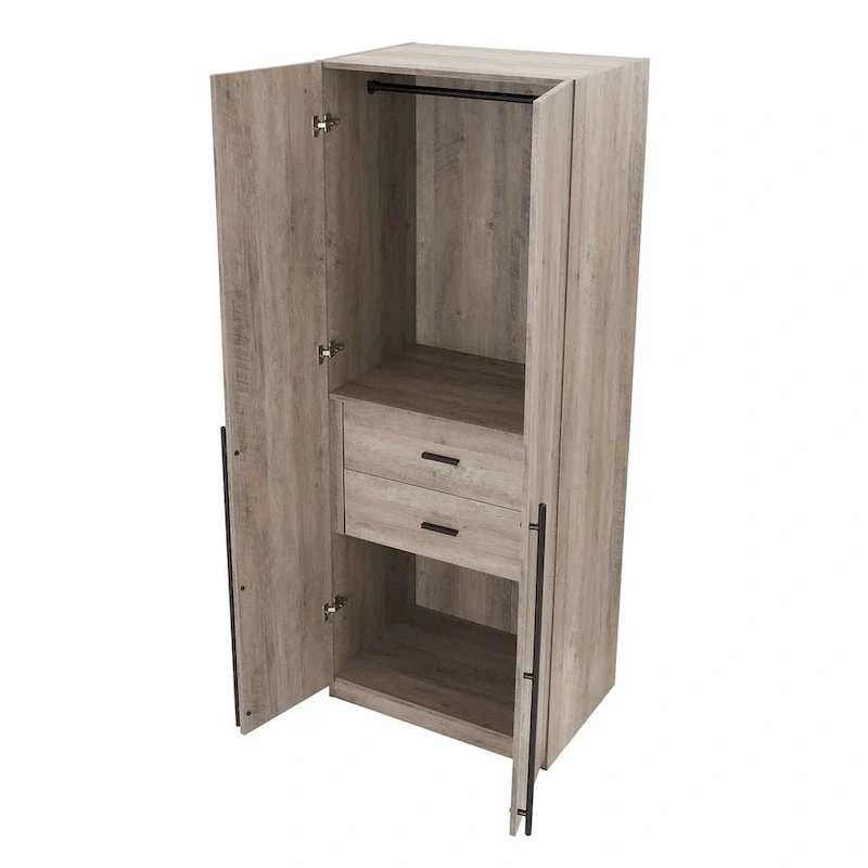 Freestanding Wardrobe Closet Armoire