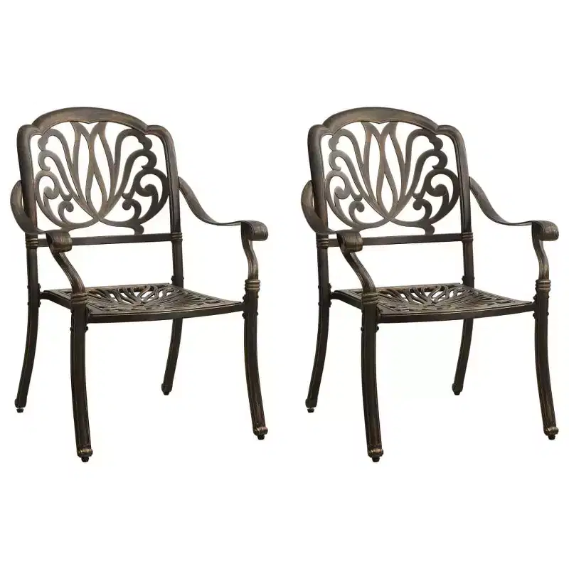vidaXL Bistro Set Cast Aluminum Durable Bistro Set Round