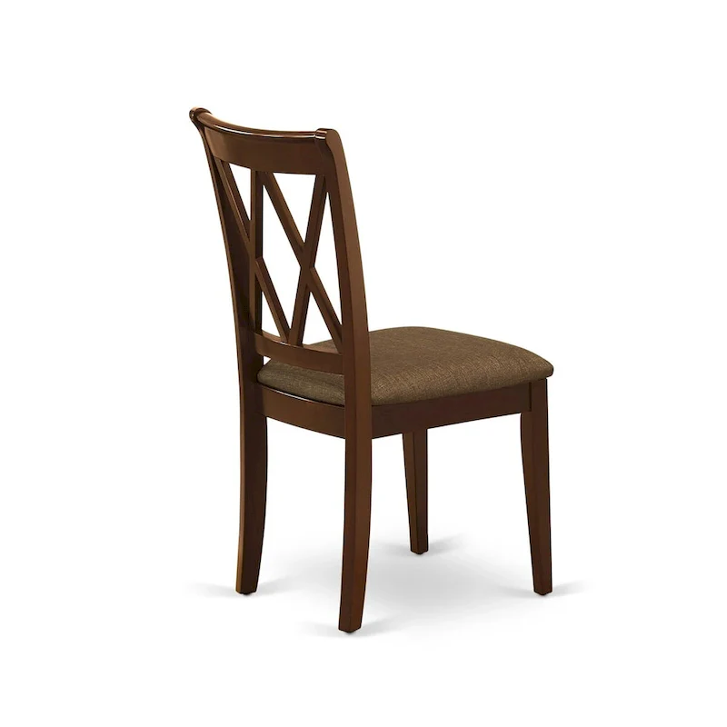 Dining Table Set with Linen Fabric Chairs
