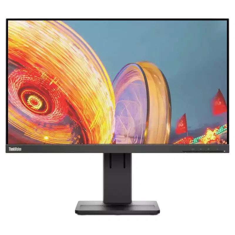 Lenovo ThinkVision E24q-20 23.8 WQHD WLED LCD Monitor Raven Black 62CFGAR1US