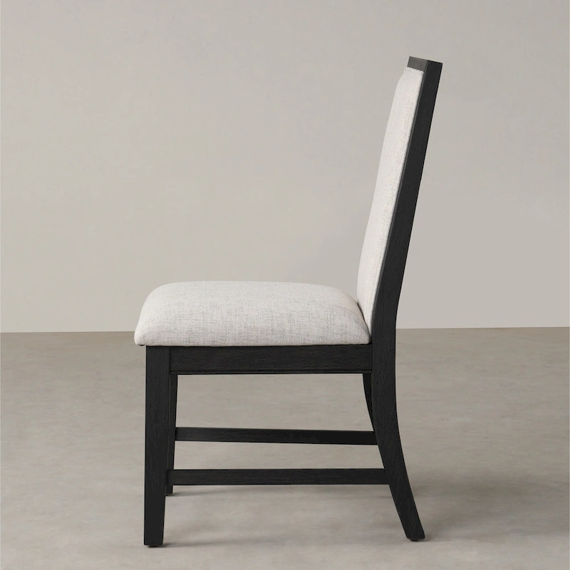 Roundhill Furniture Gates 5-Piece Round Dining Set, Light Gray