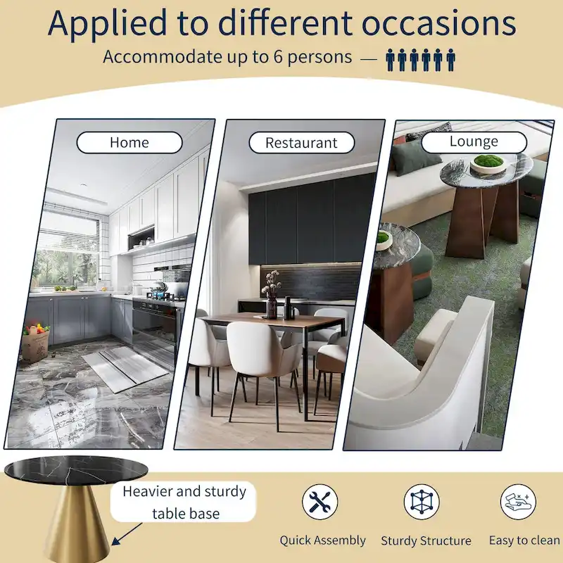 Round Dining table 48 inches