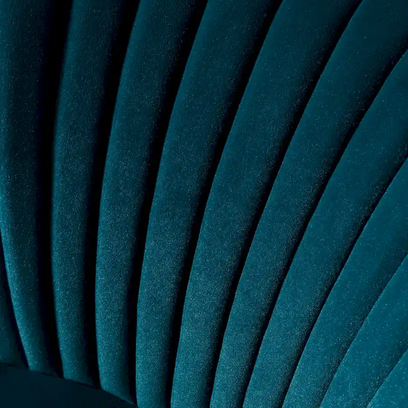 Monica Living Room Armless Accent Comfy Chair with Tufted Back and Metal Legs by HULALA HOME