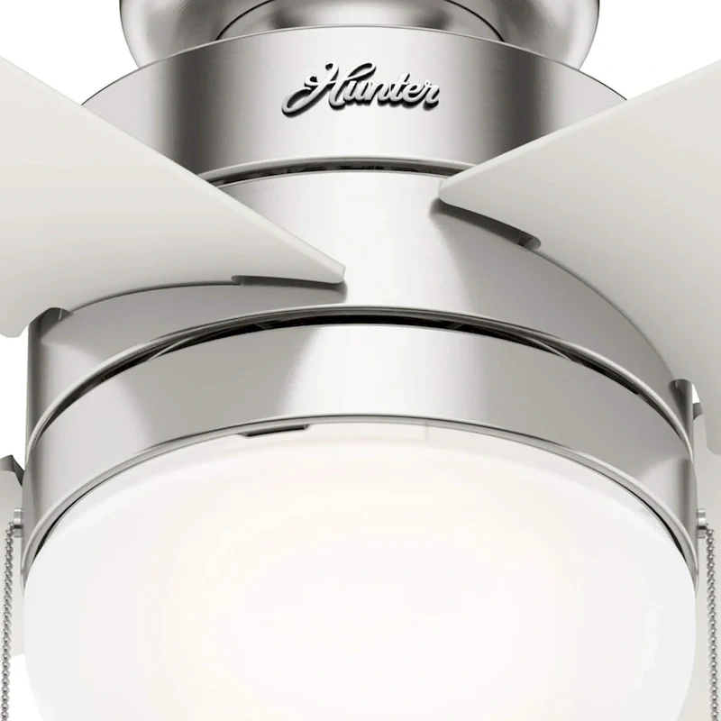 Hunter 52  Timpani Ceiling Fan w/ LED Light, Pull Chain