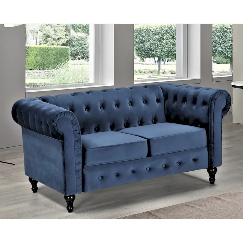 Classic Chesterfield Loveseat