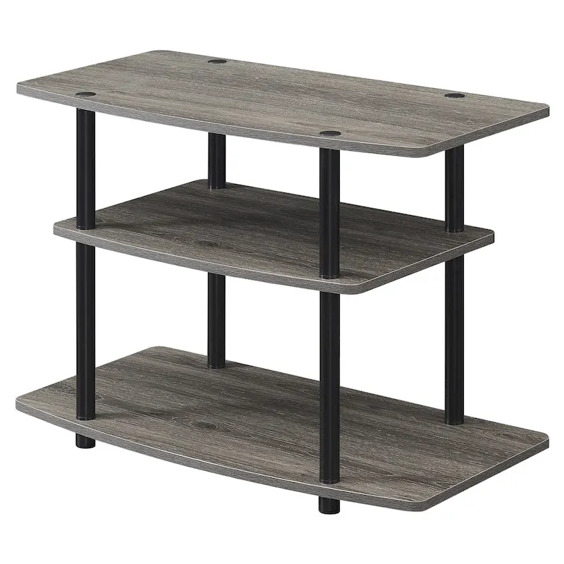 Convenience Concepts Designs2Go No Tools 3 Tier TV Stand