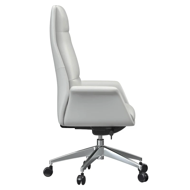 Summit High-Back Leather Office Chair with Swivel and Tilt