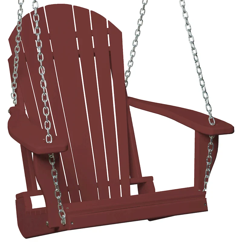Poly Lumber Adirondack Swing Chair with Chains