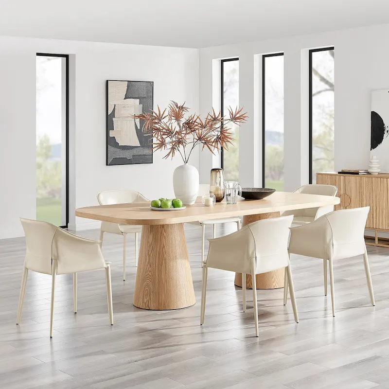 Recycled PU Leather Dining Chair