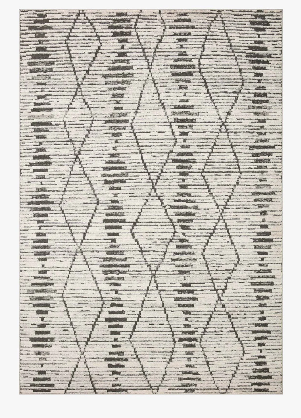 Kamala Charcoal/Dove Rug