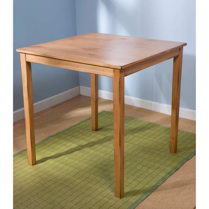 Honey Oak / Black / Espresso Shaker-Style Counter Height Dining Table, Seats 2–4
