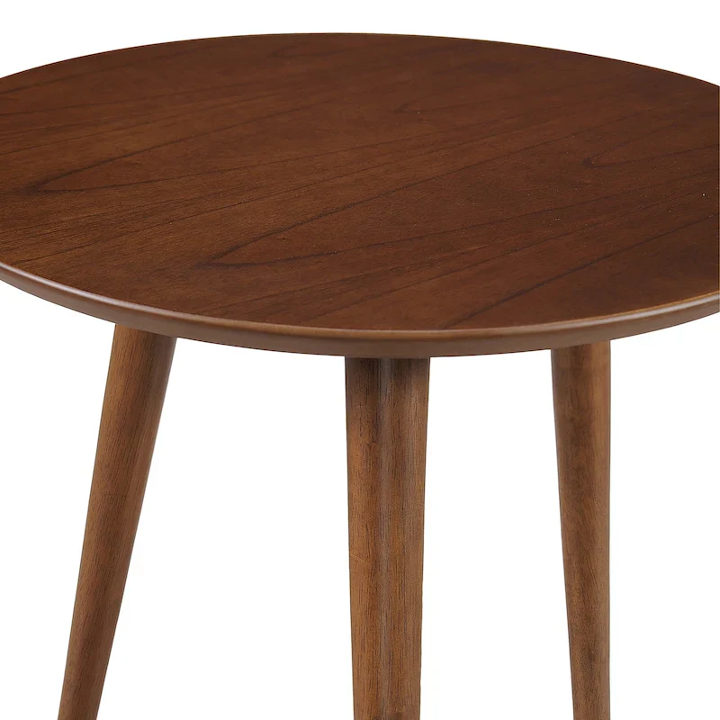 Faux Wood Finish Side Table — 20