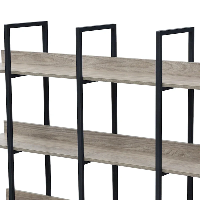 5 Tier Bookcase Home Office Open Bookshelf